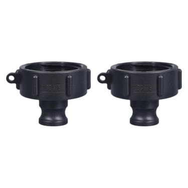 Imagem de Generic Adaptador de tanque de água IBC Tote Acessório IBC Tote Conector de de rosca fina e grossa para irrigação de jardim com balde de tonelada, A75