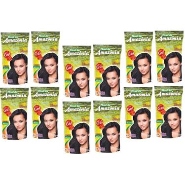 Imagem de Hene em gel amazonia 180gr pouch preto medido (preto natural) - DIVINA