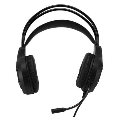 Imagem de USB Gaming Headset para PC, Headset de Computador Com Microfone, Iluminação RGB Wired Gaming Headset 50mm Speaker Wired Headphones para Computadores Portáteis