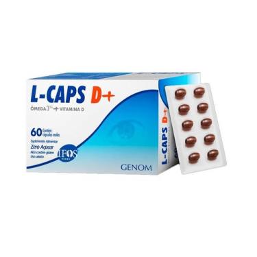 Imagem de L- Caps D+ Ômega 3 + Vitamina D 60 Cápsulas - Genom