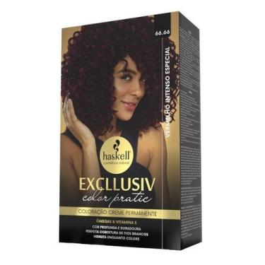 Imagem de Kit Excllusiv Color Pratic Haskell - 66.66 Vermelho Intenso