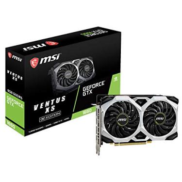 Imagem de Placa Gráfica MSI Gaming GeForce GTX 1660 128-Bit HDMI/DP 6GB GDRR5 HDCP suporta DirectX 12 Dual Fan VR Ready OC (GTX 1660 Ventus XS 6G OC)