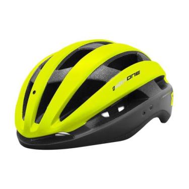 Imagem de Capacete Ciclista Bike MTB/SPEED Wind Aero High One, G, Preto, Verde n
