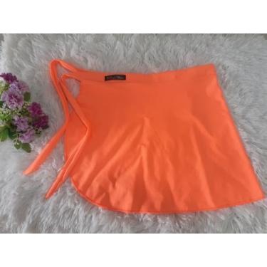 Imagem de Saia Tapa Bumbum fitness - DINALU, Laranja