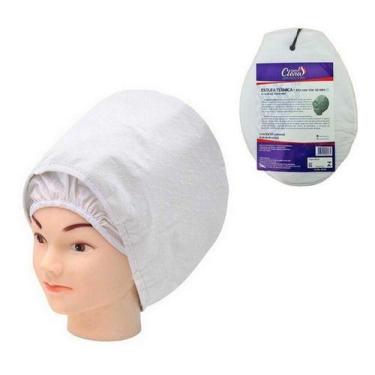 Imagem de Estufa Touca Térmica Para Tratamento Capilar - Santa Clara - Cor Branc