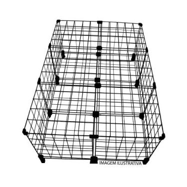 Imagem de Cercado Porquinho Da ÍNdia Com Fundo, PÉS E Teto 60x90x30cm - IGUANNA,
