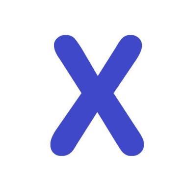 Imagem de Letras em EVA Alfabeto Azul Royal - 14cm - Extra Festas, X