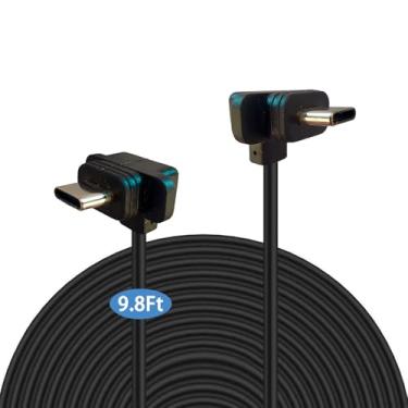 Imagem de Cabo de extensão, cabo de alimentação expansível para painel solar Shyueda compatível com Blink Outdoor 4 (4ª geração), funciona para câmera adicional no modo de um para dois com o cabo (para Blink