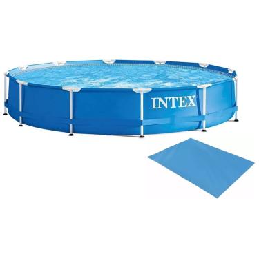 Imagem de Piscina Intex 7000 litros estrutural std com forro