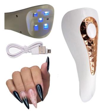 Imagem de Mini Cabine Led Uv Portátil Secagem Unhas Gel Esmalte Mãos - Cabine le