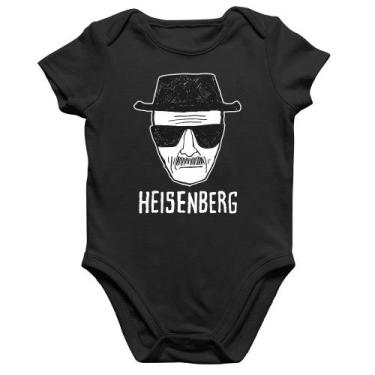Imagem de Body Bebê Algodão Heisenberg - Foca na Moda, Preto, P