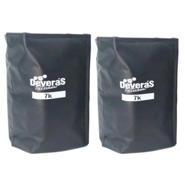 Imagem de Tornozeleiras Peso 7 kg - Par de Caneleiras de Peso 7kg - Deveras