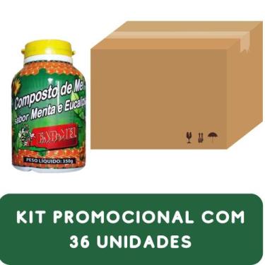 Imagem de Composto Antigripal Farmel Mel Menta e Eucalipto 350g Kit Promocional 