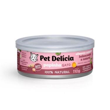 Imagem de Alimento úmido pet delícia papinha de frango 110g gatos filhotes - Pet
