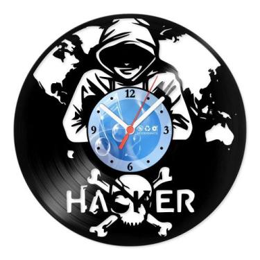 Imagem de Relógio De Parede Disco Vinil Diversos - Hacker do Mal - VDI-319 - Mod