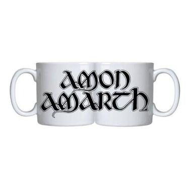 Imagem de Caneca Branca Bandas De Rock Amon Amarth Vikings Metal Barba - Alabama