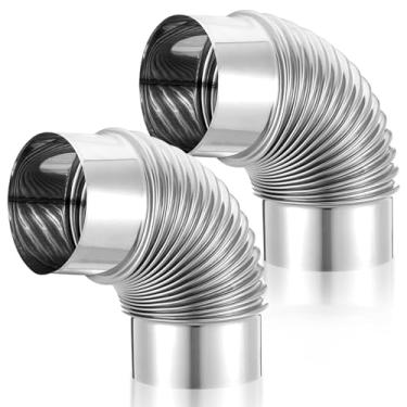 Imagem de Secador galvanizado de 10 polegadas 90 graus conector de tubo de ventilação de cotovelo ajustável secador de ventilação conector de cotovelo secador para duto HVAC de 10 cm duto duto duto mangueira