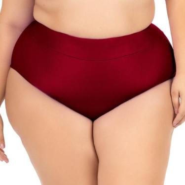 Imagem de Calcinha De Biquini Avulsa  Plus Size Com Cos Reforçado Sustenta Disfa