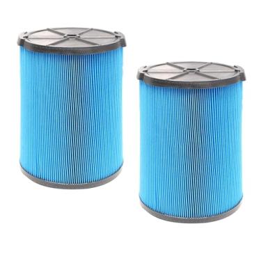 Imagem de Pacote com 2 filtros de substituição VF5000 de 3 camadas compatíveis com Ridgid Shop Vac 5-20 galões molhado/seco RV2400A RV2400HF RV2600B WD06700 WD0671 WD0970EX0 WD0970M0 WD1270 WD1270 WD1111 450 W