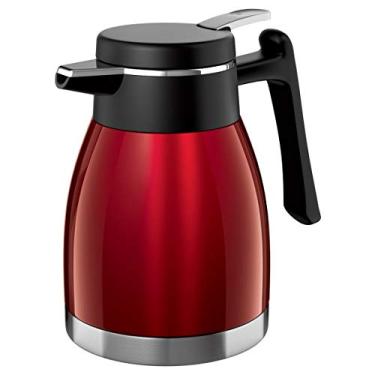 Imagem de Bule Térmico Quebec 1,2 Litro, Vermelho, BT5508-VM, Euro Home