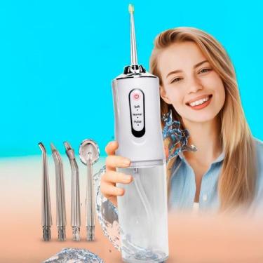 Imagem de Lavador Bucal Portátil Com Jato De Alta Pressão Para Remoção De Resídu