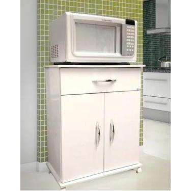 Imagem de Aparador Com Portas E Gaveta  Para galão de água  Com rodinha - Decore