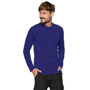 Imagem de Camiseta Masculina UV Manga Longa Proteção Solar UV50+ - Slim Fitness,