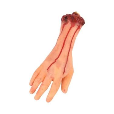 Imagem de Adereços de Halloween: Braço, Mão e Pé Mortos - Decoração para Casa As