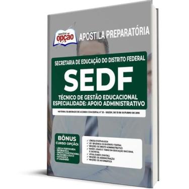 Imagem de Apostila SEDF - Técnico de Gestão Educacional - Especialidade: Apoio A
