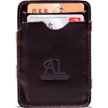 Imagem de Carteira Mágica Couro Artlux 165, Cafe