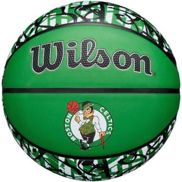 Imagem de Bola de Basquete NBA Team Graffiti Boston Celtics 7 - Wilson