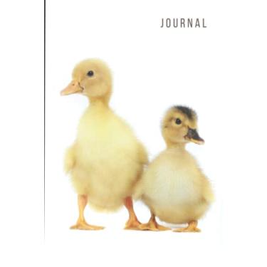 Imagem de Hardcover Journal: Small 6x9 Lined Ruled Personal Diary/Blank Paper for Writing - Notes - Journaling/Yellow Baby Duck Duckling Bird - Art Photo / ... Notebook Gift for Girls Women To Write In