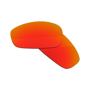 Imagem de Boldbright Lentes de substituição compatíveis com óculos de sol Oakley Juliet - Revestido espelhado vermelho