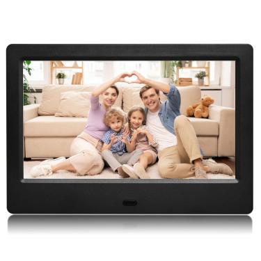 Imagem de Porta-retratos digital PipiVision HD de 7 polegadas com controle remoto