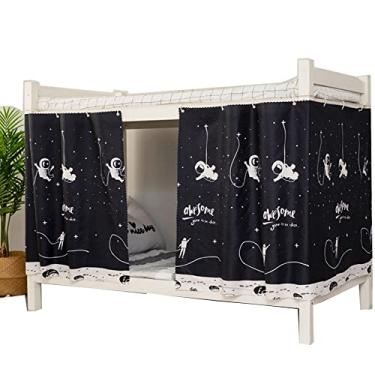 Imagem de Navhao Painéis, Cortinas de Cama de Beliche Inferior, Dossel de Tecido para Cama de Estudantes, Redes de Sombreamento para Cama de Solteiro, 45,3 * 78,7 Pol.