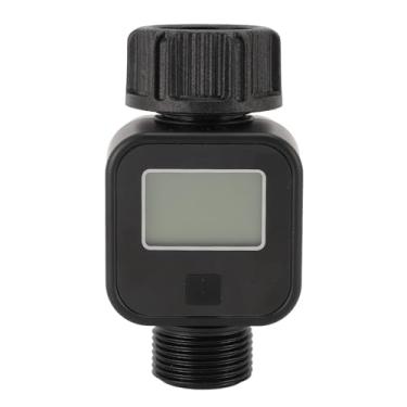 Imagem de Medidor de Fluxo de água Moistenland, Medidor de Fluxo de água de Mangueira de Jardim Com Conector de Rosca de 3/4 pol., Medir o Consumo de Galões e a Taxa de Fluxo, Medidor de