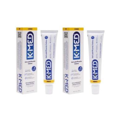 Imagem de Gel Lubrificante Íntimo Neutro 2x25 Gramas K-med base aquosa que se as