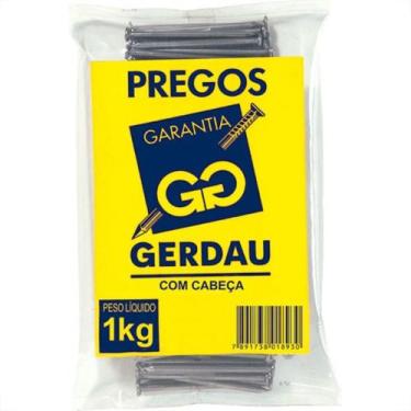 Imagem de Prego Gerdau Com Cabeca  20X48 (4,40X110mm) 1Kg