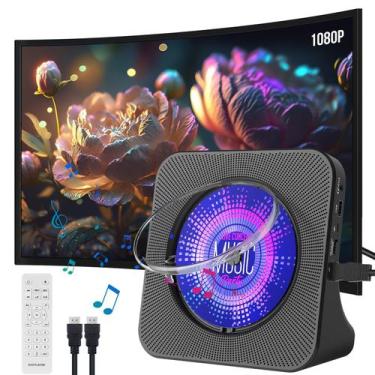 Imagem de Leitor de DVD Portátil Qoosea - All Region Free com Controle Remoto