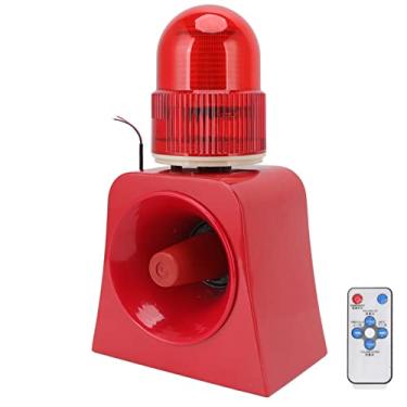 Imagem de Sirene Light, Alarme de Segurança Com Baixo Consumo de Energia IP65 Voz Personalizável Alarme de Alarmes Ao Ar Livre Horma Alto para Escolas, Bancos, Armazéns, Portos,