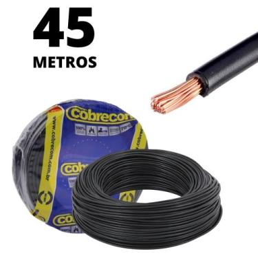 Imagem de Cabo De Cobre Para Luz E Força Para Elétrica 2,5mm 45 Metros preto - c