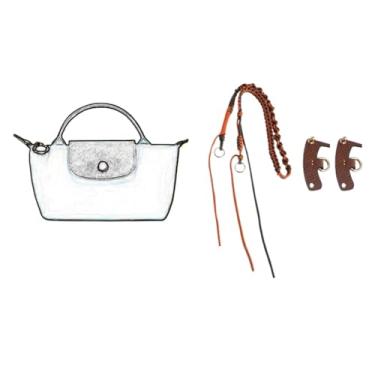 Imagem de Substituição de alça de ombro trançada reconstruída para bolsas Longchamp Mini, Marrom, One Size