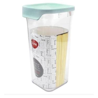 Imagem de Pote Hermetico Quadrado de Plastico 1400ML - Clink