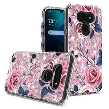 Imagem de CELZEN - Para LG Harmony 4, Xpression Plus 3, LG Premier Pro Plus - Capa de telefone com imagem em relevo - AC6 Garden