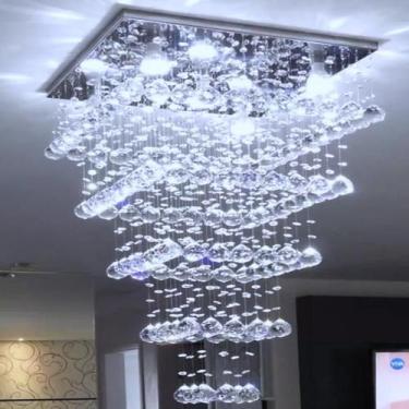 Imagem de Lustre De Cristal Para Vão De Escada, Pé Direito Duplo - LUZ DECOR, Bi