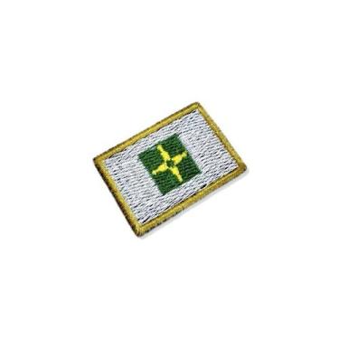 Imagem de BE0154-031 Bandeira Distrito Patch Bordado 3,8x2,5cm - BR44