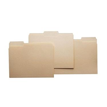 Imagem de School Smart Pasta de arquivo Manila de 1/3 corte, 29 x 23 cm, pacote com 100-015741