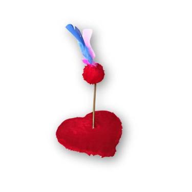 Imagem de Brinquedo Mola Coração Para Gatos - Yan Pet