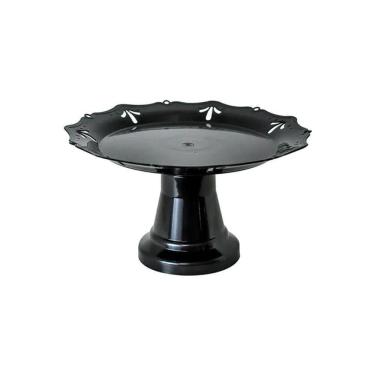 Imagem de Suporte Para Bolo Veneza Preta - 18cm