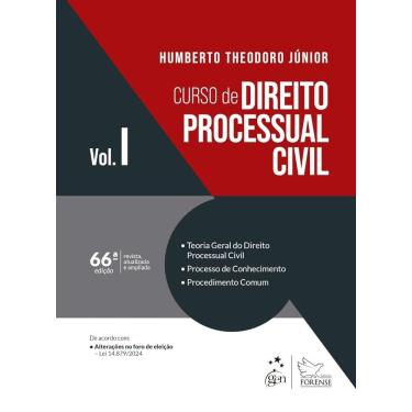 Imagem de Curso de Direito Processual Civil Vol.1 - 66ª Edição 2025